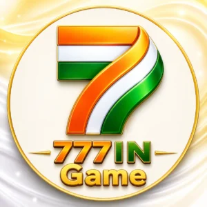 “777in Game logo with tricolor ribbon design”